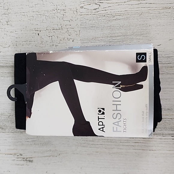 Apt. 9 Accessories - Apt. 9 black fashion tight textured pattern Size Small (100-135 lbs) NEW